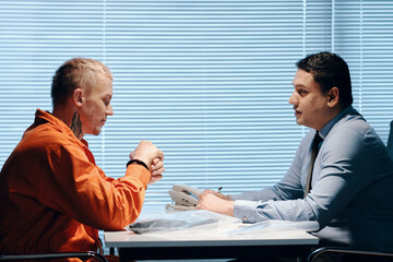 criminal and lawyer
