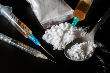drugs and needles