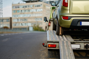 car being towed